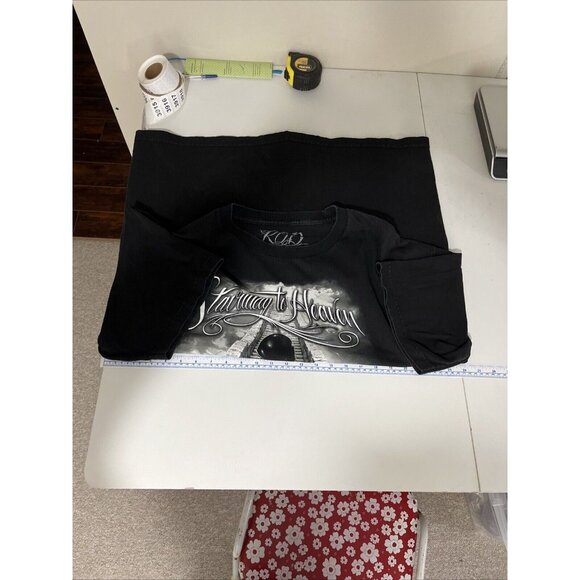 David Gonzales Art Ride or Die Stairway to Heaven T-Shirt Mens Size 2XL - Picture 5 of 6